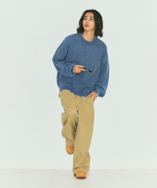 「FREAK'S STORE」 長袖ニット LARGE ブラック メンズ