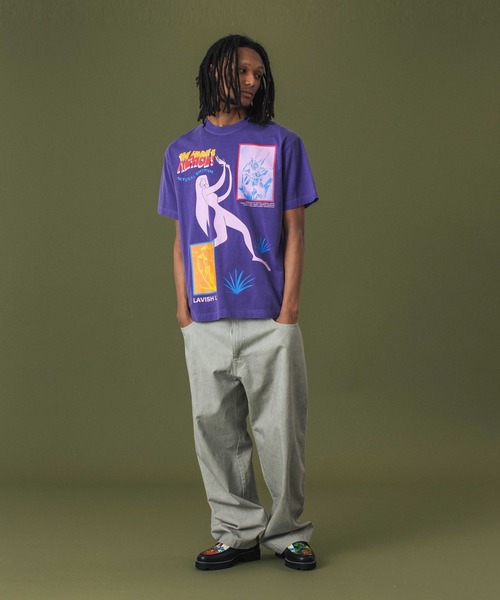 XLARGE（エクストラ ラージ） ワイドパンツ パンツ OVAL LOGO WIDE