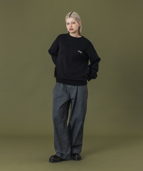 XLARGE パンツ OVAL LOGO TWILL WIDE PANTS メンズ レディース