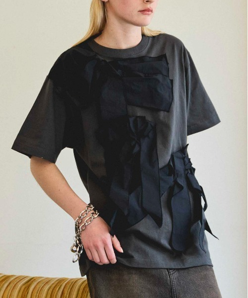 MAISON SPECIAL ドッキングツイステッドTシャツ MAISON SPECIAL(メゾンスペシャル)｜Docking Twisted T-shirt