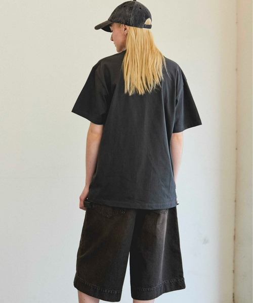 [MAISON SPECIAL]ドッキングツイステッドTシャツ/BLACK Docking Twisted T-shirt/ドッキングツイステッドTシャツ