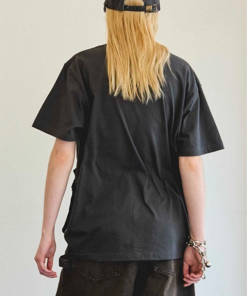 MAISON SPECIAL ドッキングツイステッドTシャツ MAISON SPECIAL(メゾンスペシャル)｜Docking Twisted T-shirt