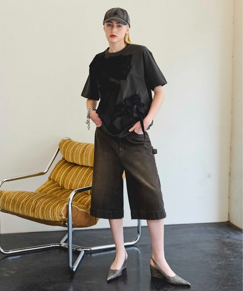MAISON SPECIAL tシャツ Twisted Ribbon Oversize T-shirt