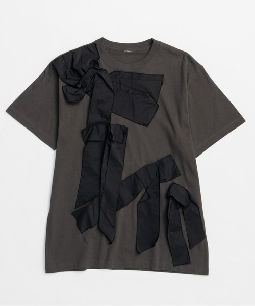 tシャツ Twisted Ribbon Oversize T-shirt/ツイステッドリボンオーバーＴシャツ「MAISON SPECIAL/メゾンスペ Twisted Ribbon Oversize T-shirt/ツイステッドリボンオーバーT