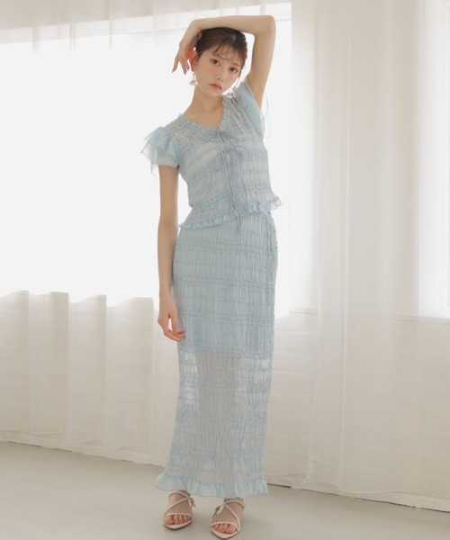 rienda tシャツ 「AKB48千葉恵里さん着用」シャーリングカット