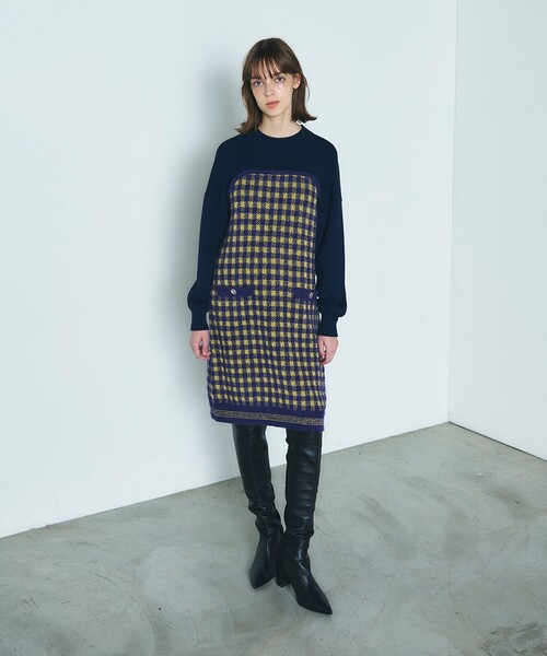 GRACE CONTINENTAL（グレースコンチネンタル） ニットワンピース 36