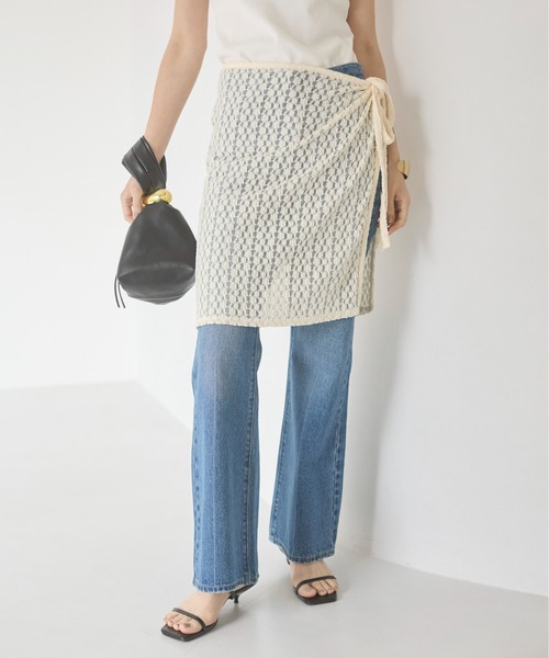 ANGIE スカート カットレースラップスカート : ZOZOTOWN Yahoo!店