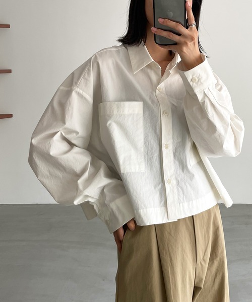 「CANAL JEAN」 「El mar」長袖シャツ ONE SIZE アイボリー レディース