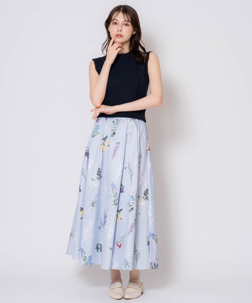 未使用・タグ付き✿︎Noela ボタニカルフレアスカート S Noela スカート 「15周年」ボタニカルフレアスカート : ZOZOTOWN