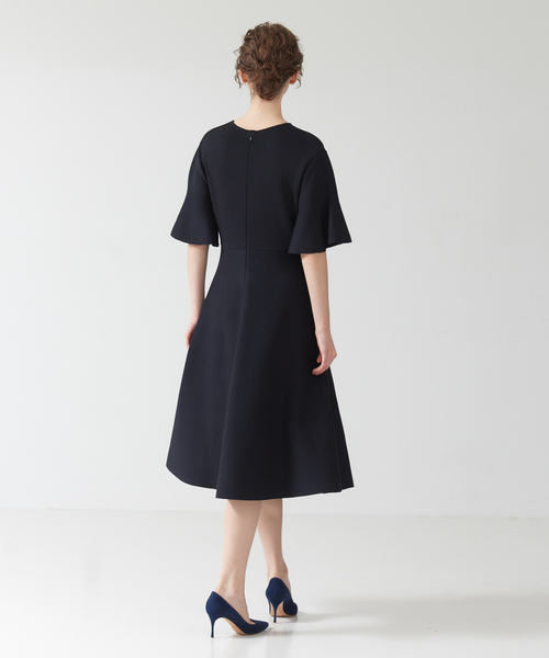 DESIGNWORKS（デザインワークス） ワンピース 袖フリルニット