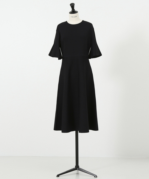DESIGNWORKS（デザインワークス） ワンピース 袖フリルニット