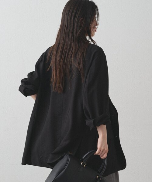 ベスト ジレ カシュクールオーバージャケット レディース Loungedress ベスト ジレ カシュクールオーバージャケット