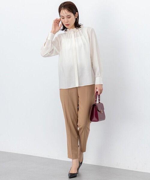 組曲（KUMIKYOKU） パンツ ハンサムツイルテーパード パンツ  