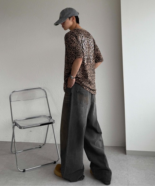 ジーンズ 汚れ加工バギーデニム メンズ レディース : ZOZOTOWN Yahoo