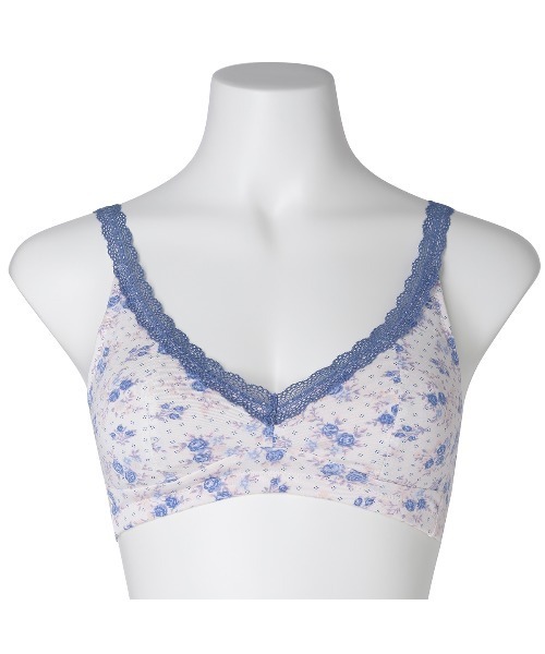 KID BLUE（キッドブルー） ブラジャー -ピンドットフラワー -ソフト