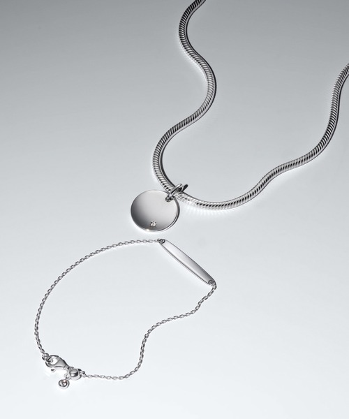 PANDORA（パンドラ） ブレスレット エングレイバブル バー シルバー