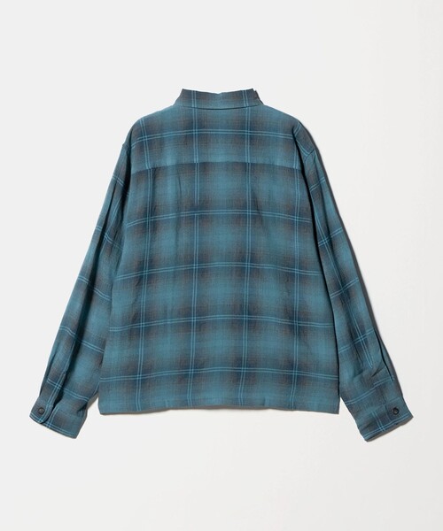 JieDa（ジエダ） シャツ 「JieDa」オンブレ チェック ジップ シャツ