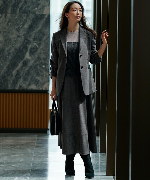 23区（ニジュウサンク） スカート 「セットアップ対応」TWサキソニー