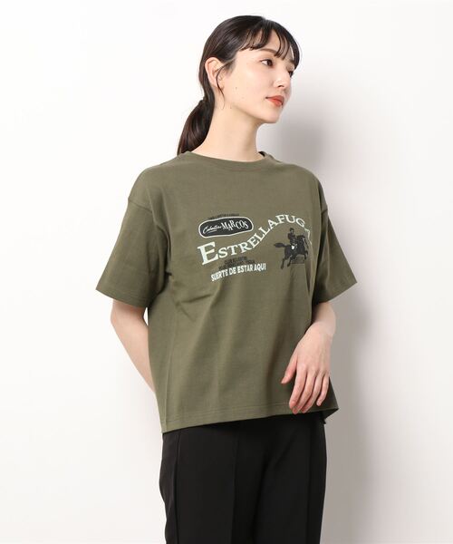 「NOMBRE IMPAIR」 半袖Tシャツ FREE ホワイト レディース_画像3
