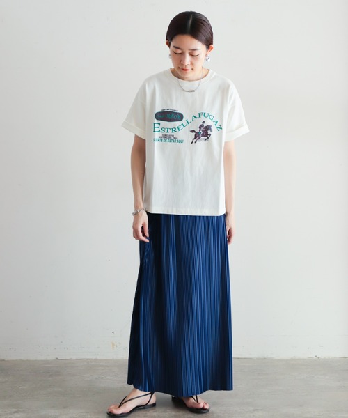 「NOMBRE IMPAIR」 半袖Tシャツ FREE ホワイト レディース_画像4