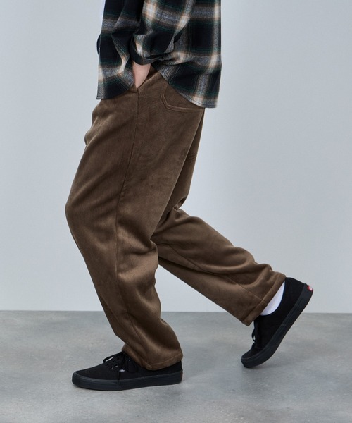 NAVY パンツ カットコール裏フリースパンツ メンズ : ZOZOTOWN Yahoo
