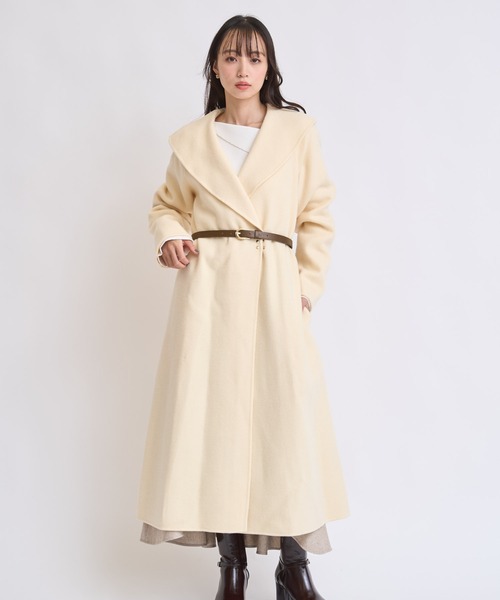 プルミエアロンディスモン ショールカラーガウンコート 1er Arrondissement/プルミエ アロンディスモン｜Outer Collection