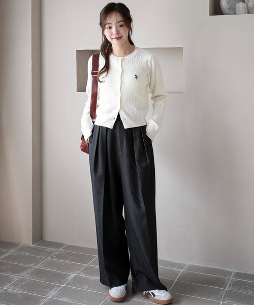 U.S. POLO ASSN.（ユーエスポロアッスン） カーディガン ∴WEGO/「26