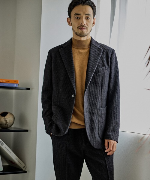【未近：Theory】上質ウールジャージー スラックス「S：ブラック」 JUN STANDARD PICKS スラックス ウールミックスジャージースラックス