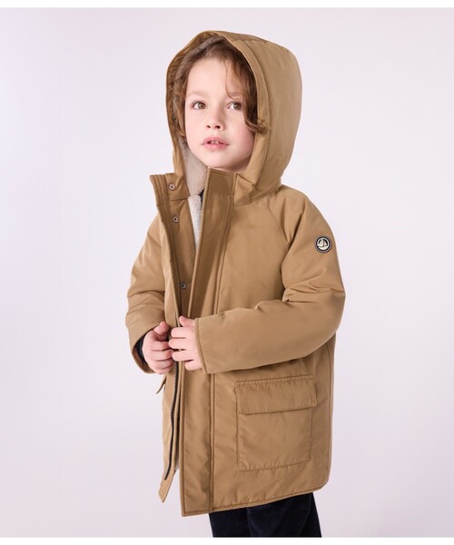 PETIT BATEAU（プチバトー） ダウン アウター フード付きジャケット