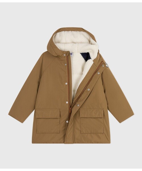 PETIT BATEAU（プチバトー） ダウン アウター フード付きジャケット