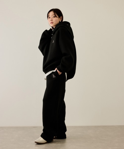 NAVY スウェットパンツ ジャージ ポンチワイドパンツ メンズ