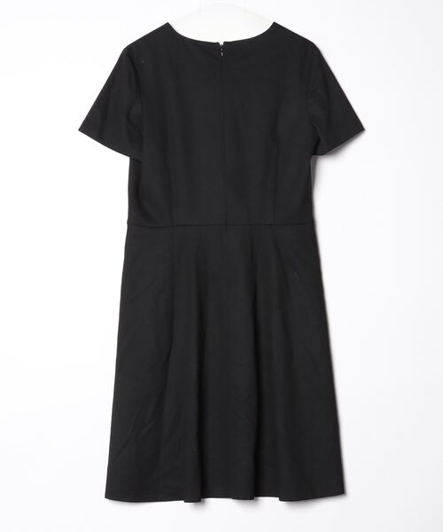 自由区（ジユウク） 半袖ワンピース 40 ブラック レディース