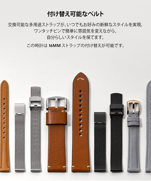 腕時計 フォッシル 腕時計 レディース アナログ ステンレス ES5443 レディースの画像