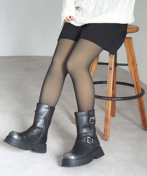 tiptop（ティップトップ） タイツ 「ZOZO限定アイテム」裏起毛フェイク