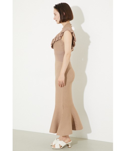 「rienda」 ノースリーブワンピース FREE ブラック レディース_画像2