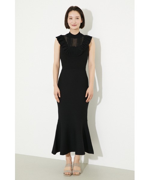 「rienda」 ノースリーブワンピース FREE ブラック レディース_画像8