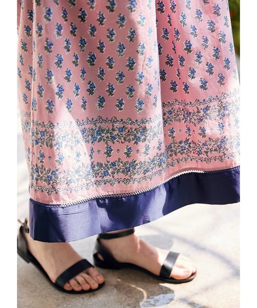 「Sunny clouds」 半袖ワンピース L ピンク系その他 レディース_画像6