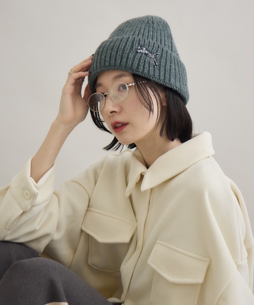 perverse ニット帽 A'gem 9（エージェムナイン） ニット帽 ニットキャップ A'GEM/9 × .kom