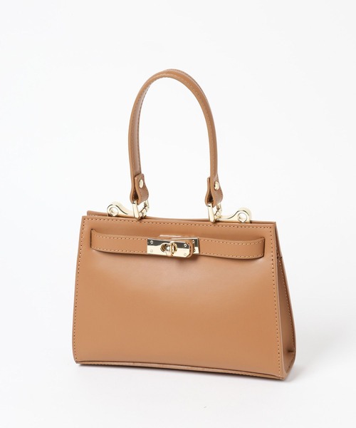 「AULENTTI」 2WAYバッグ フリー キャメル レディース_画像2
