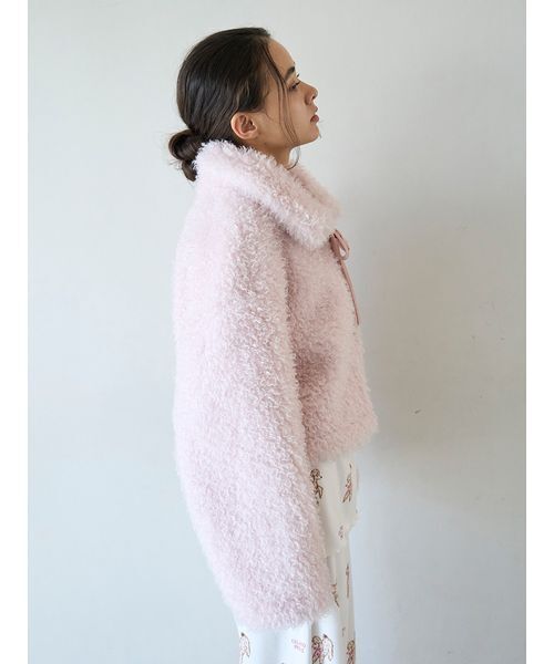 値下げジェラートピケ レディースプードルボアカーディガン(タグなし新品未使用) gelato pique（ジェラートピケ） パジャマ ルームウェア プードルボア