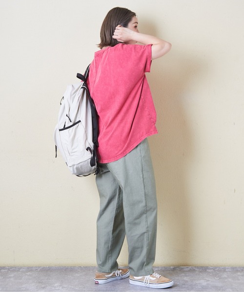 「CUBE SUGAR」 イージーパンツ M カーキ レディース_画像2