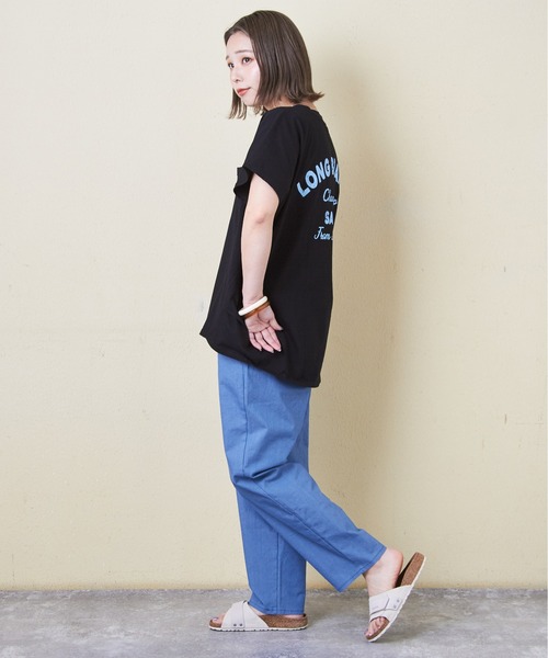 「CUBE SUGAR」 イージーパンツ M カーキ レディース_画像5