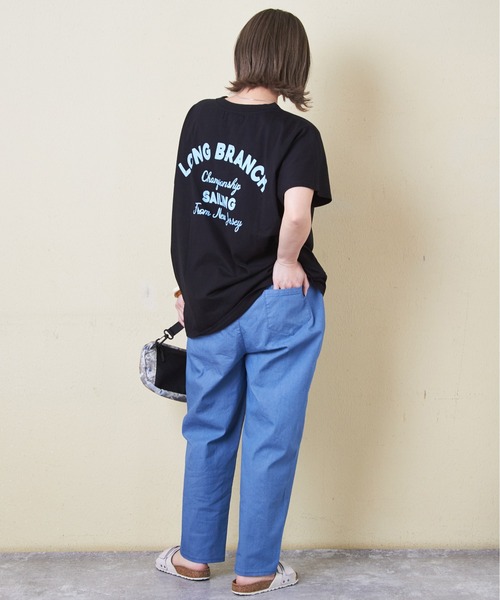 「CUBE SUGAR」 イージーパンツ M カーキ レディース_画像6