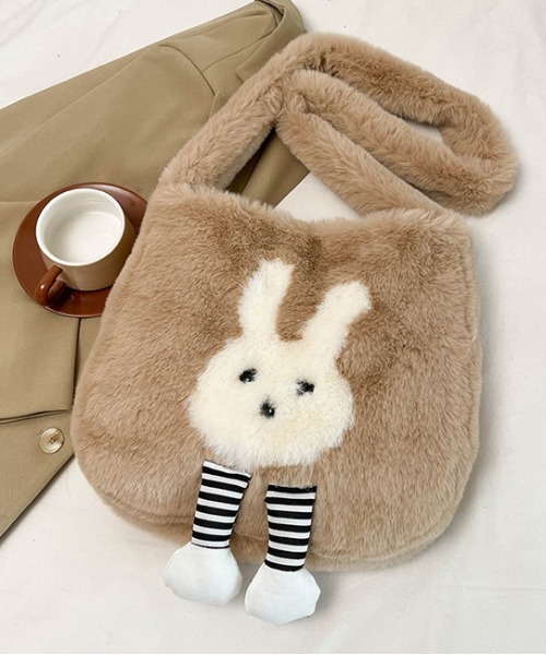 Port（ポート） ショルダーバッグ バッグ 「 」 うさぎ もこもこ