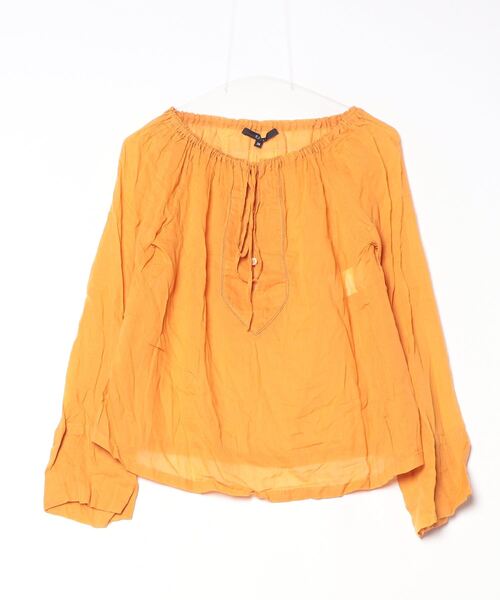 GUCCI（グッチ） 長袖ブラウス 38 オレンジ レディース : ZOZOTOWN