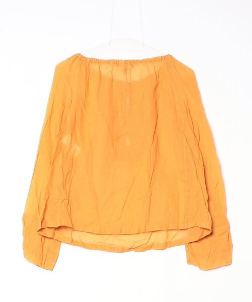 グッチ　ブラウス GUCCI（グッチ） 長袖ブラウス 38 オレンジ レディース : ZOZOTOWN