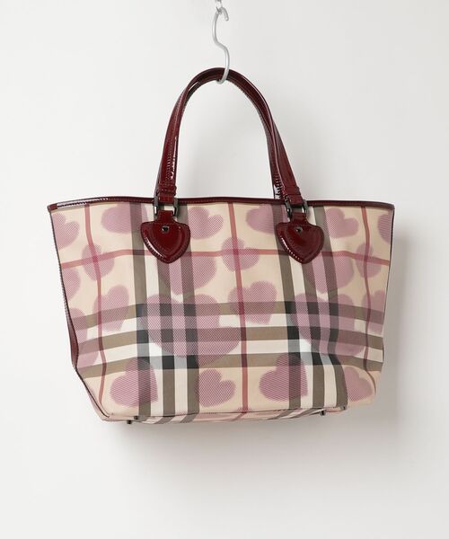 BURBERRY（バーバリー） トートバッグ - レッド レディース : ZOZOTOWN