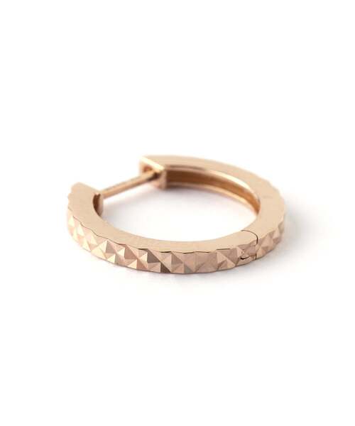 ピアス ROSETEN・ミラーカットフープピアス「M」 レディースの画像