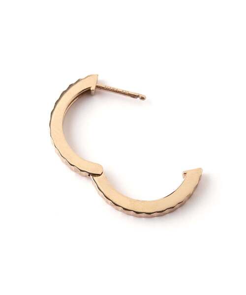ピアス ROSETEN・ミラーカットフープピアス「M」 レディースの画像