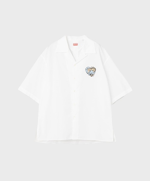ケンゾー シャツ ホワイト F865CH4151LB 01 メンズ Sサイズ KENZO 